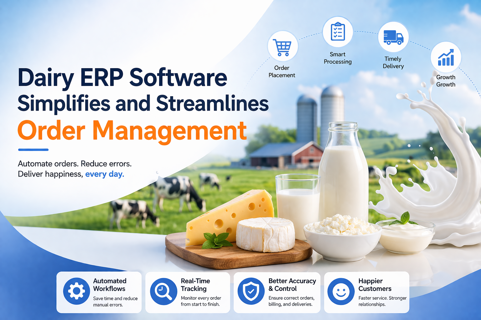 Dairy ERP Software Simplifies and Streamlines Order Management